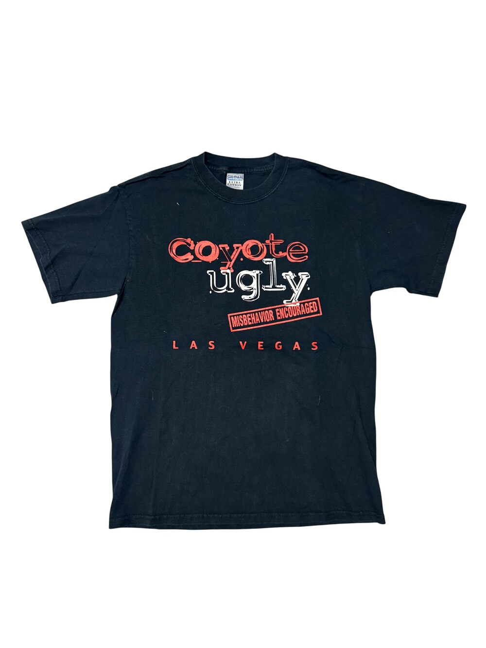 Coyote Ugly Shirt Mens Medium Black Las Vegas Graphic Tee Misbehavior Encouraged
